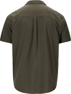 Rückansicht von Whistler Jeromy Kurzarmhemd Herren 1071 Black Ink