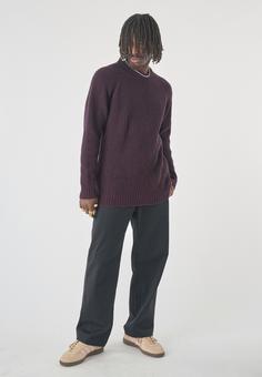 Rückansicht von Cleptomanicx Big Ben Strickpullover Herren Winetasting