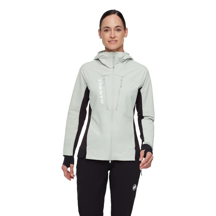 Mammut Mammut Aenergy Hybrid Hooded Softshelljacke Damen - silver sage-black - 0 | SportScheck