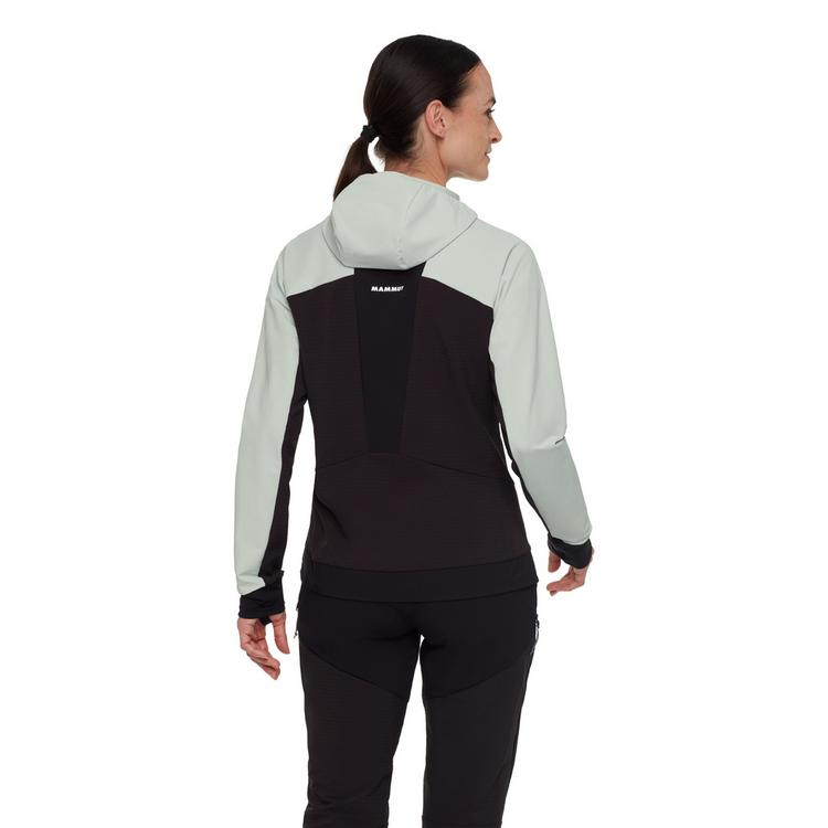 Mammut Mammut Aenergy Hybrid Hooded Softshelljacke Damen - silver sage-black - 1 | SportScheck