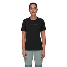Rückansicht von Mammut Selun FL Logo T-Shirt Damen black
