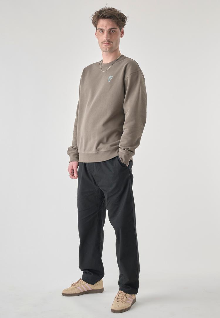 Cleptomanicx Cleptomanicx Sketch Gull Longsweat Herren - Bungee Cord - 1 | SportScheck