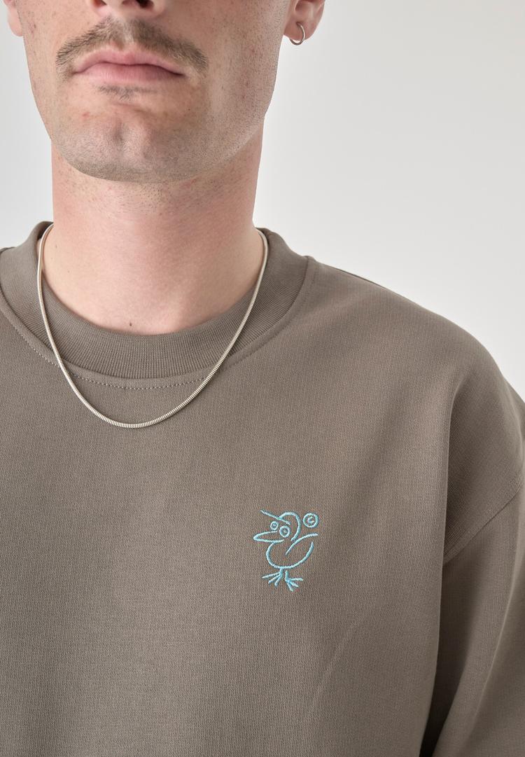 Cleptomanicx Cleptomanicx Sketch Gull Longsweat Herren - Bungee Cord - 2 | SportScheck