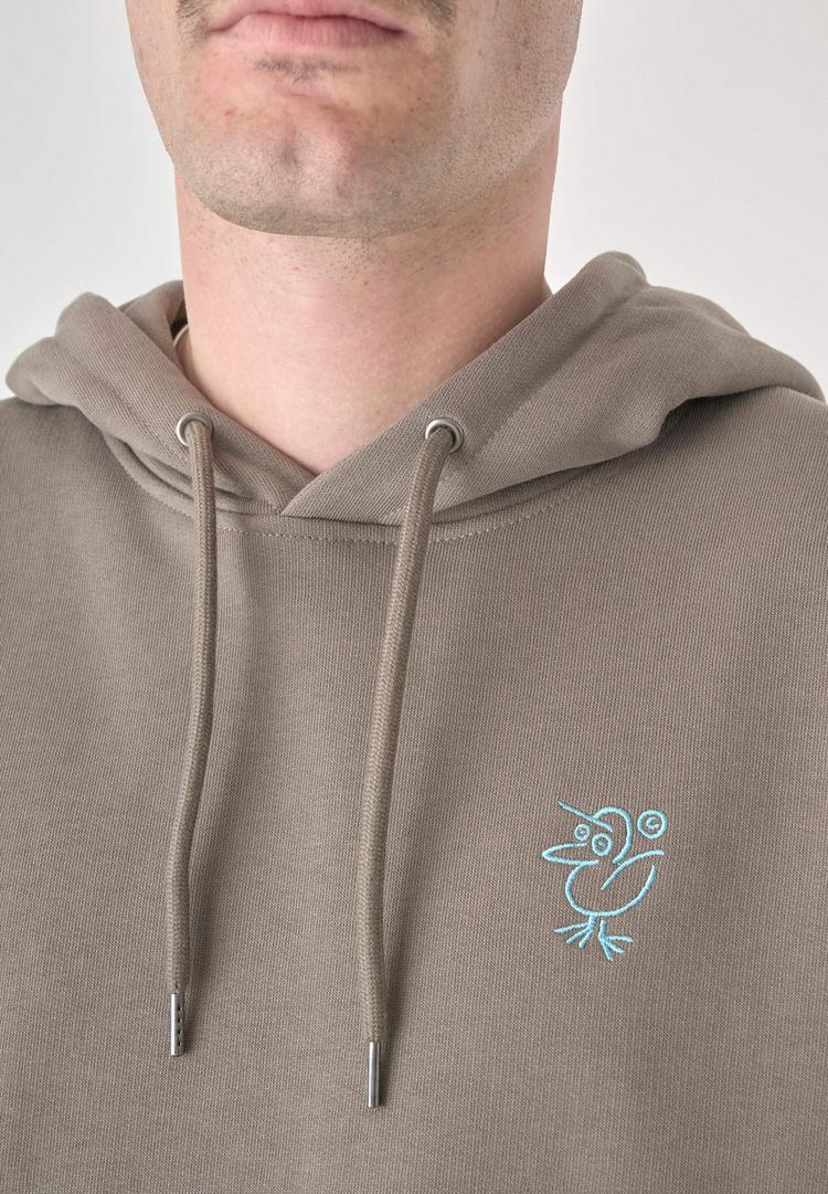 Cleptomanicx Cleptomanicx Sketch Gull Hoodie Herren - Bungee Cord - 2 | SportScheck