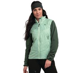 Rückansicht von Schöffel Hiking Hybrid Jk Style Cascata WMS Fleecejacke Damen 6305 grün