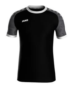 JAKO Iconic KA Trikot Fußballtrikot schwarzgrau