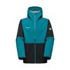 Mammut Linard Guide Hooded Hardshelljacke Herren - black-deep teal