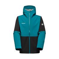 Mammut Linard Guide Hooded Hardshelljacke Herren - black-deep teal