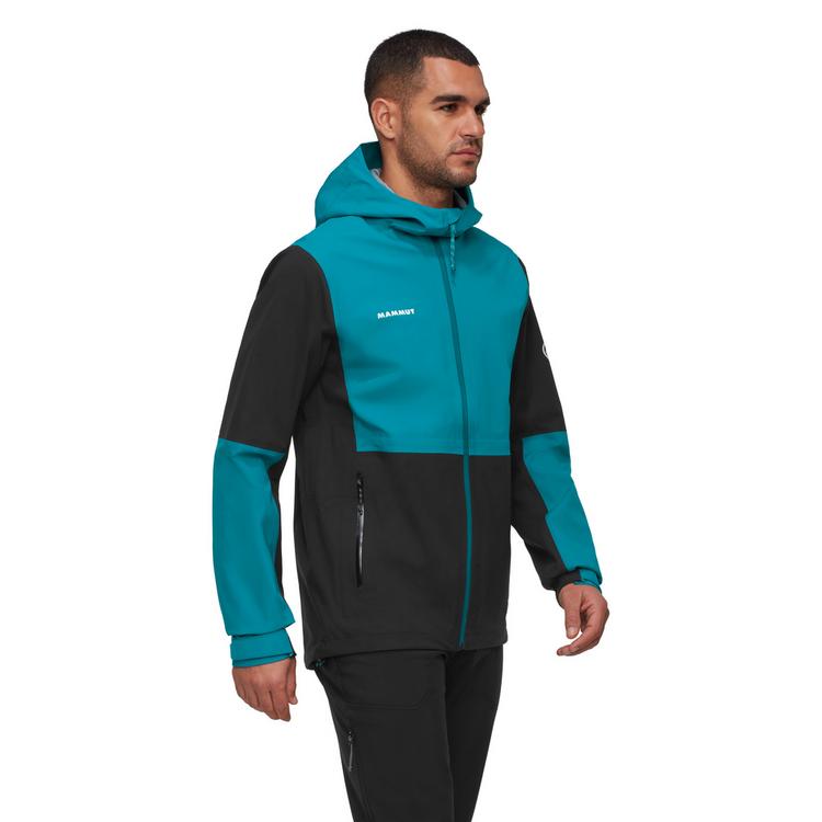 Mammut Mammut Linard Guide Hooded Hardshelljacke Herren - black-deep teal - 2 | SportScheck