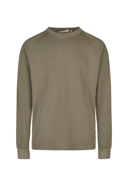 Cleptomanicx Boxy Crewneck Thermal Longsweat Herren