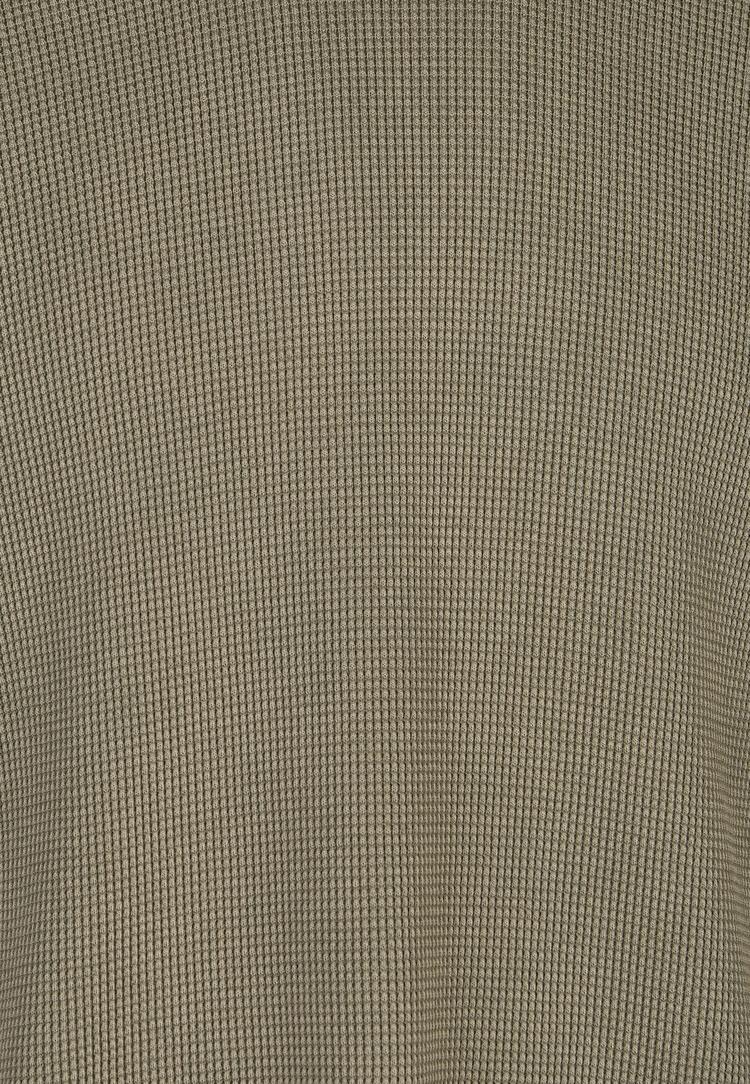 Cleptomanicx Cleptomanicx Boxy Crewneck Thermal Longsweat Herren - Tea Leaf - 1 | SportScheck