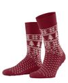 Burlington X-Mas Fair Isle HP Socken Herren - cranberry (8033)
