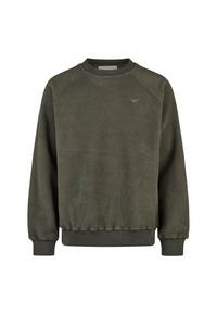 Cleptomanicx Crewneck Flaneur Sweatshirt Herren - Tea Leaf