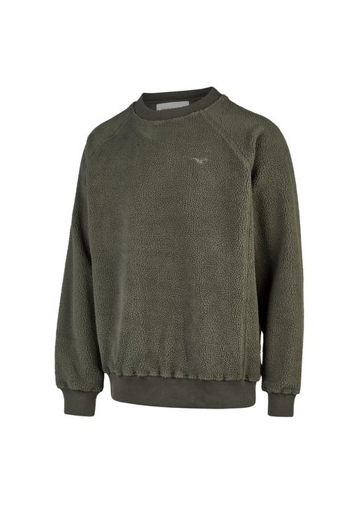 Rückansicht von Cleptomanicx Crewneck Flaneur Sweatshirt Herren Tea Leaf