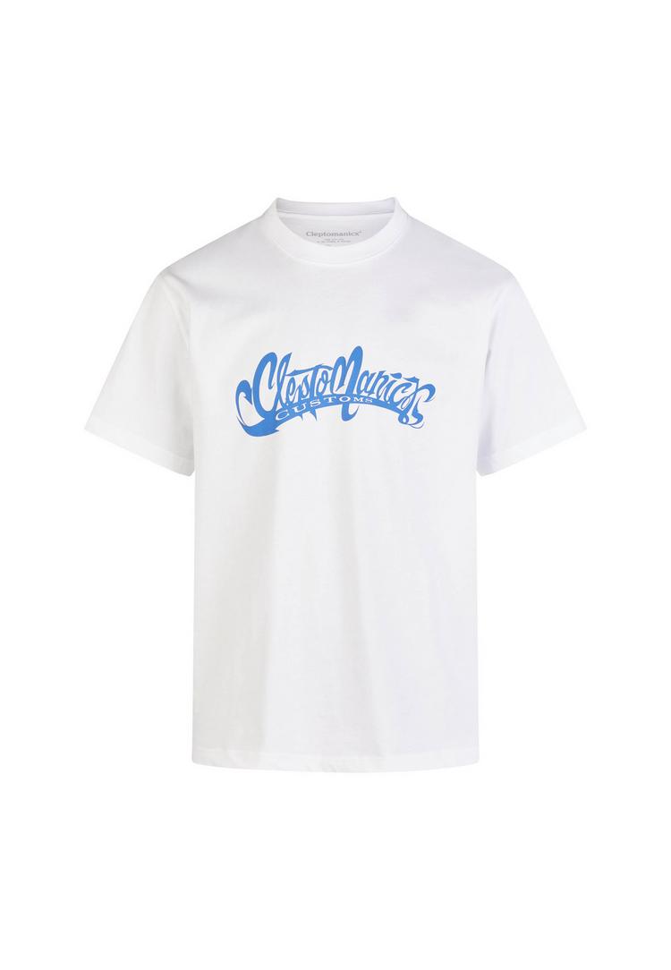 Cleptomanicx Cleptomanicx Clepto Customs Printshirt Herren - White - 0 | SportScheck