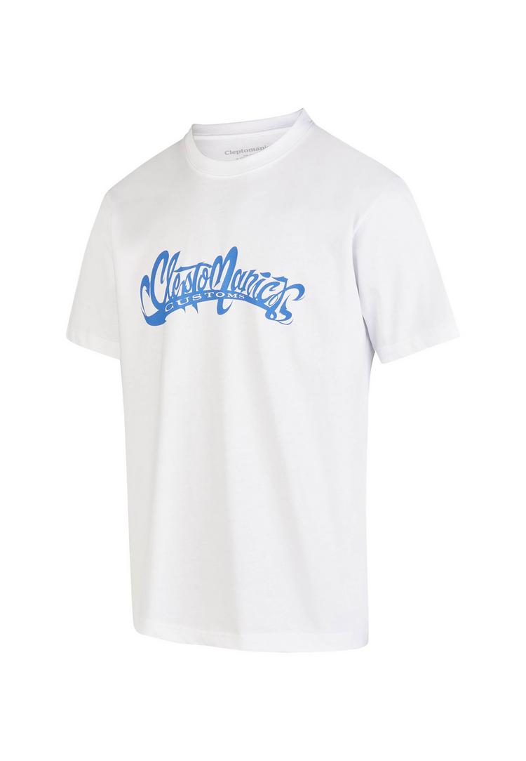 Cleptomanicx Cleptomanicx Clepto Customs Printshirt Herren - White - 0 | SportScheck