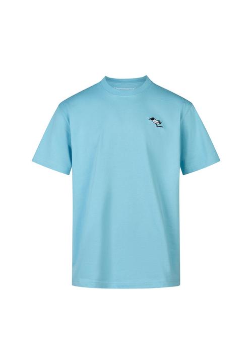 Cleptomanicx Classic Tee Storm Gull Printshirt Herren