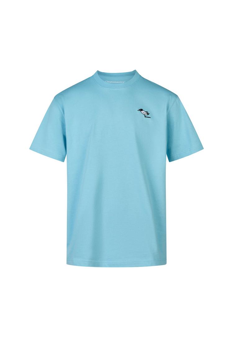 Cleptomanicx Cleptomanicx Classic Tee Storm Gull Printshirt Herren - Milky Blue - 0 | SportScheck