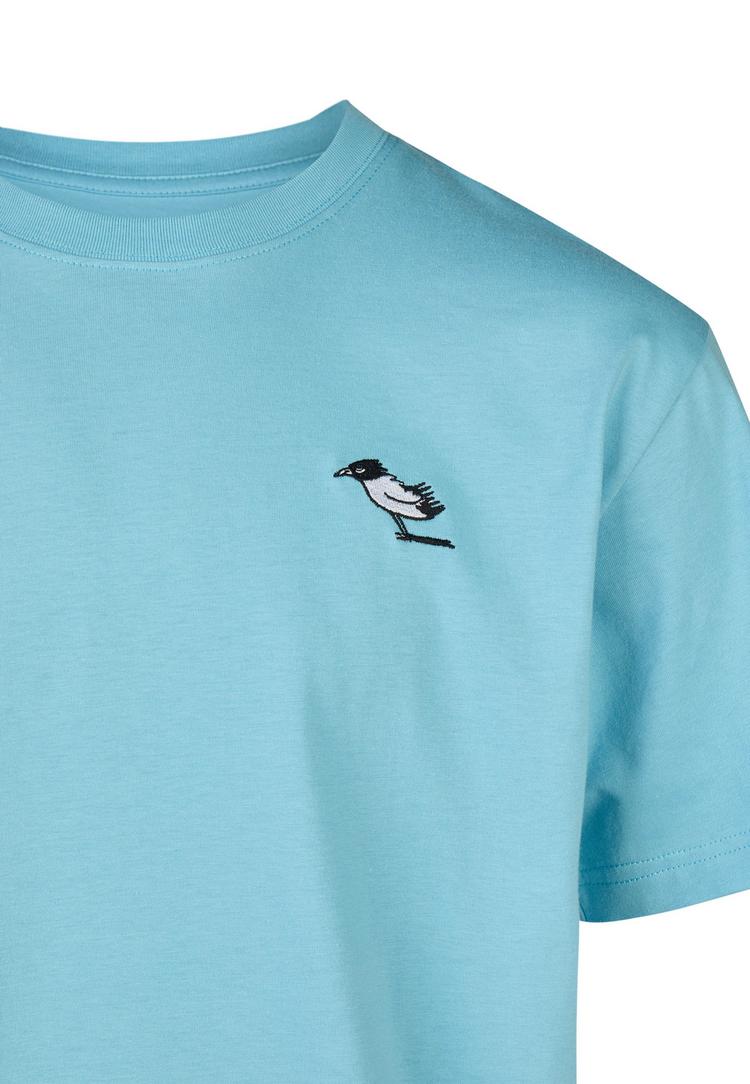 Cleptomanicx Cleptomanicx Classic Tee Storm Gull Printshirt Herren - Milky Blue - 2 | SportScheck