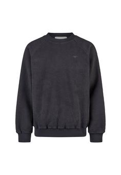 Cleptomanicx Crewneck Flaneur Sweatshirt Herren Blue Graphite