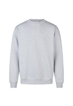 Cleptomanicx Crewneck Ligull Classic Sweatshirt Herren Heather Gray