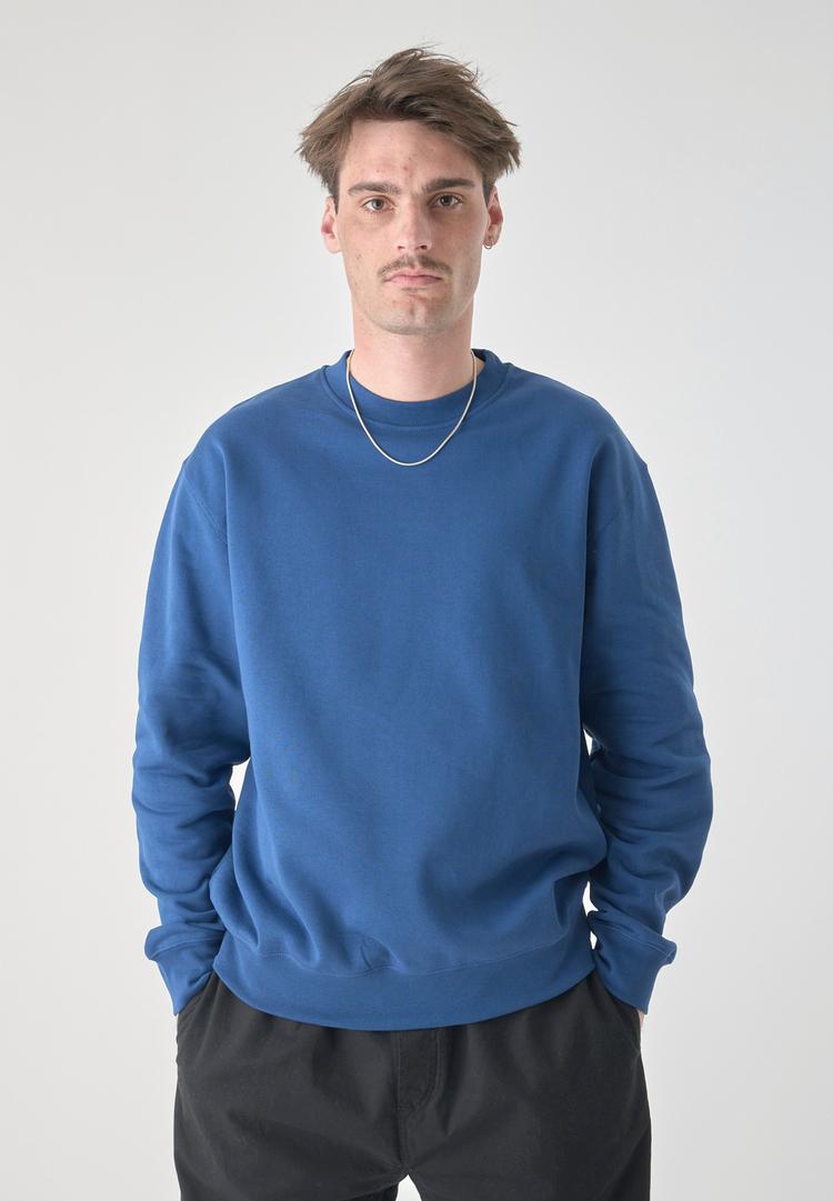 Cleptomanicx Cleptomanicx Crewneck Ligull Classic Sweatshirt Herren - Estate Blue - 0 | SportScheck