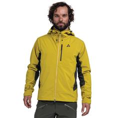 Rückansicht von Schöffel Mountain Softshell Jk Style Milagle MNS Funktionsjacke Herren 5455 gelb