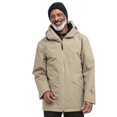 Rückansicht von Schöffel Urban Ins Parka Style Malkay MNS Funktionsjacke Herren 4725 braun