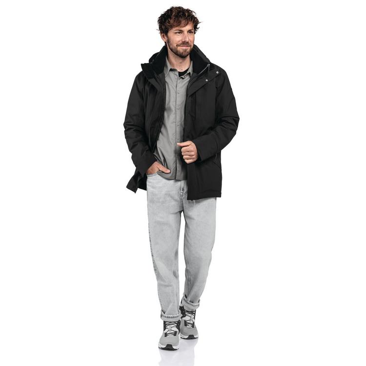 Sch&ouml;ffel Sch&ouml;ffel Urban 3in1 Parka Style Borkol MNS Doppeljacke Herren - black - 0 | SportScheck