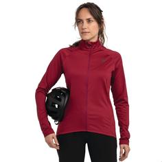 Rückansicht von Schöffel Bike Longsleeve Style Kubena WMS Strickjacke Damen 3750 rot