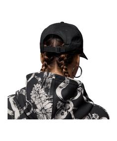 Rückansicht von Nike Club Unstructured Curved-Bill Mütze Cap Herren schwarzweiss