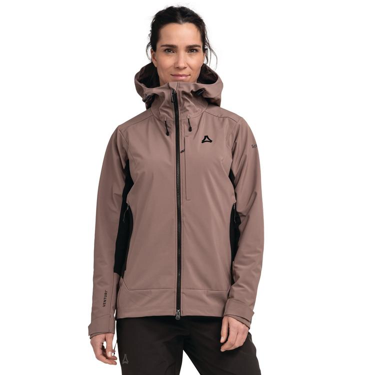Sch&ouml;ffel Sch&ouml;ffel Mountain Softshell Jk Style Milagle WMS Outdoorjacke Damen - 3905 - braun - 0 | SportScheck