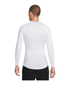 Rückansicht von Nike Pro Dri-Fit Training T-Shirt Laufshirt Herren weissschwarz