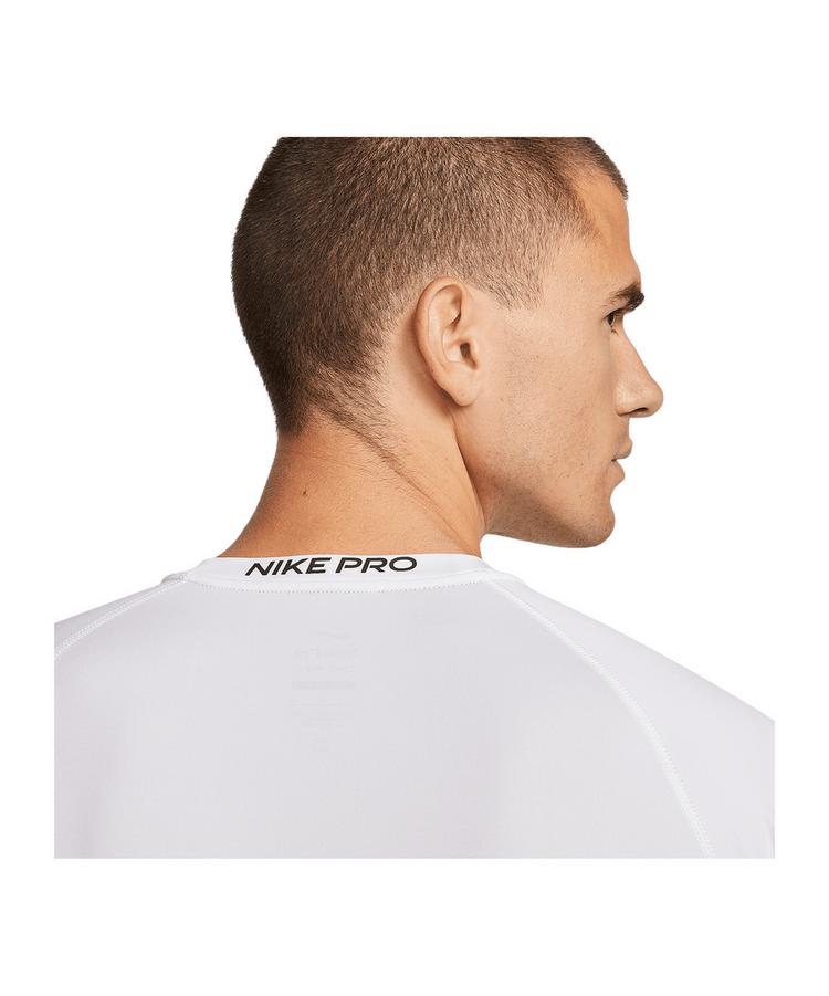 Nike Nike Pro Dri-Fit Training T-Shirt Laufshirt Herren - weissschwarz - 0 | SportScheck