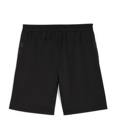 Rückansicht von PUMA AC Mailand Training Pockets Short Fußballshorts Herren schwarz