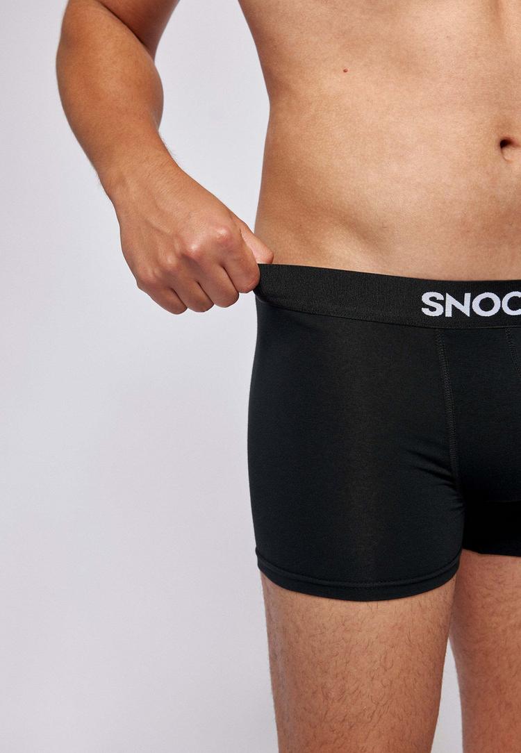 Snocks Snocks Boxershorts mit Logo Unterhose Herren - Mix (Schwarz/Grau/Blau) - 3 | SportScheck