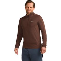 Rückansicht von Jack Wolfskin SKY THERMAL HZ M Funktionsshirt Herren hot choc