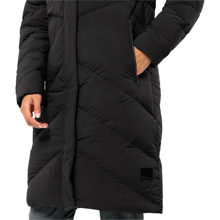 Jack Wolfskin Jack Wolfskin MARIENPLATZ COAT W Daunenmantel Damen - black - 4 | SportScheck