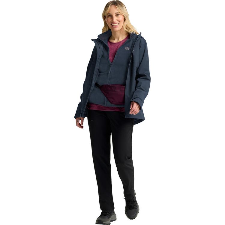 Jack Wolfskin Jack Wolfskin MOONRISE 3IN1 JKT W Doppeljacke Damen - midnight sky - 2 | SportScheck