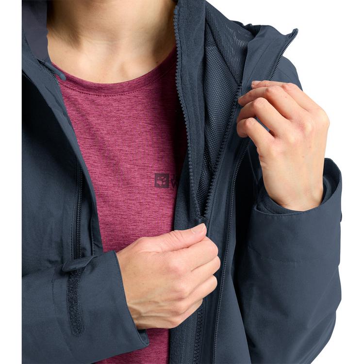 Jack Wolfskin Jack Wolfskin MOONRISE 3IN1 JKT W Doppeljacke Damen - midnight sky - 0 | SportScheck