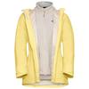 Jack Wolfskin MOONRISE 3IN1 JKT W Doppeljacke Damen - lemon ice