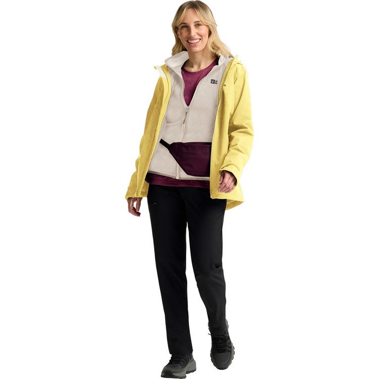 Jack Wolfskin Jack Wolfskin MOONRISE 3IN1 JKT W Doppeljacke Damen - lemon ice - 2 | SportScheck