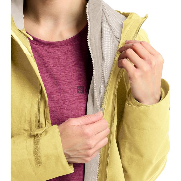 Jack Wolfskin Jack Wolfskin MOONRISE 3IN1 JKT W Doppeljacke Damen - lemon ice - 0 | SportScheck