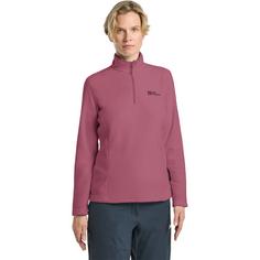Rückansicht von Jack Wolfskin TAUNUS HZ W Fleecepullover Damen raisin