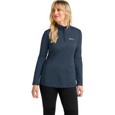 Rückansicht von Jack Wolfskin SKY THERMAL HZ W Funktionsshirt Damen midnight sky