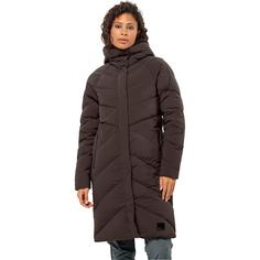 Rückansicht von Jack Wolfskin MARIENPLATZ COAT W Daunenmantel Damen peat