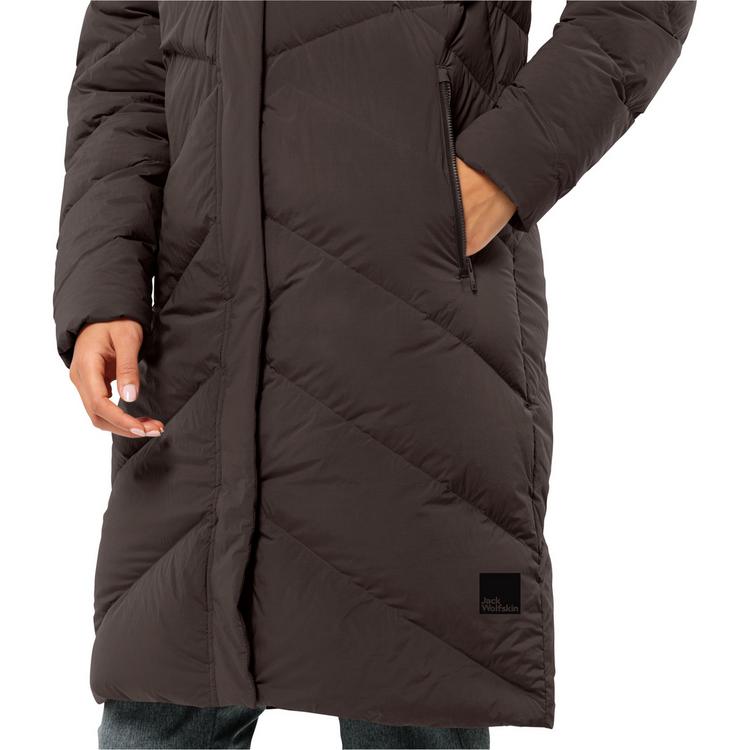 Jack Wolfskin Jack Wolfskin MARIENPLATZ COAT W Daunenmantel Damen - peat - 3 | SportScheck