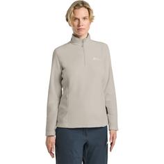 Rückansicht von Jack Wolfskin TAUNUS HZ W Fleecepullover Damen pale sand