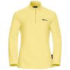 Jack Wolfskin TAUNUS HZ W Fleecepullover Damen - lemon ice