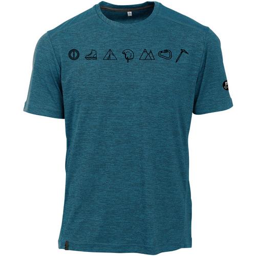 Rückansicht von Maul Sport Grinberg fresh Funktionsshirt Herren Steingrau